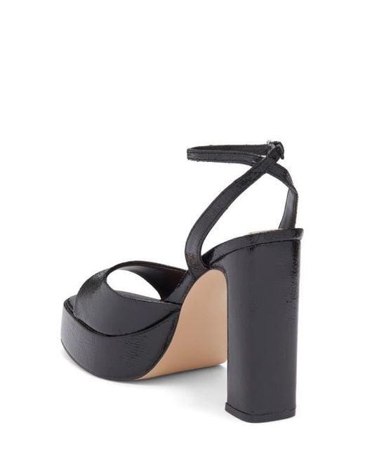 Steve Madden Black Kymmee Platform Pump