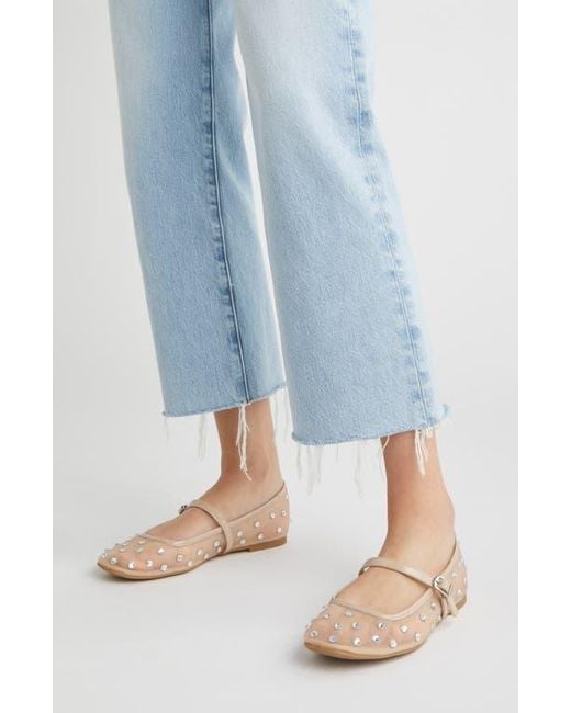 Open Edit Natural Desi Mary Jane Flat