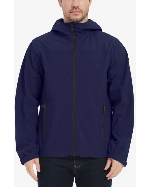 Hawke & Co. Blue Defender Packable Rain Jacket for men