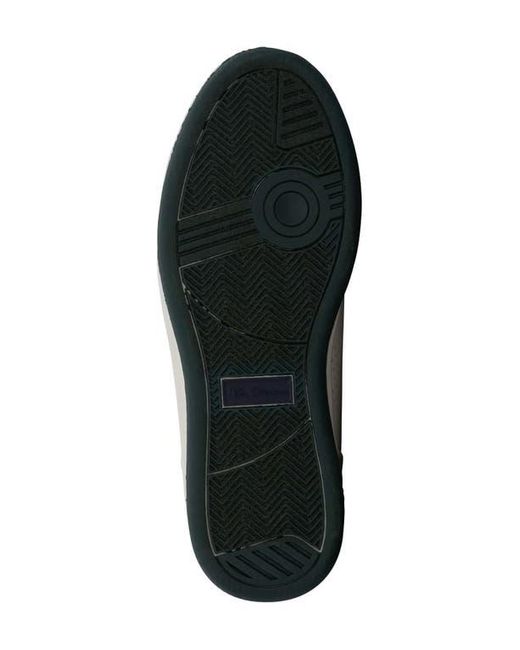 Ben Sherman White Centre Perforated Sneaker for men