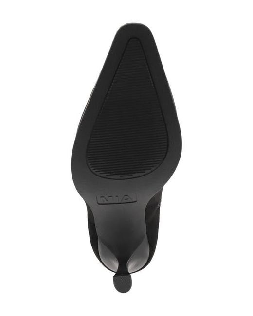 MIA Black Aletta Pointed Toe Bootie