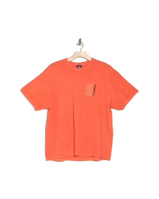 BDG Orange Planets Cotton Graphic T-shirt for men