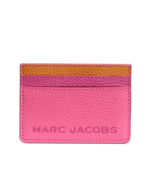 Marc Jacobs Pink Logo Card Case
