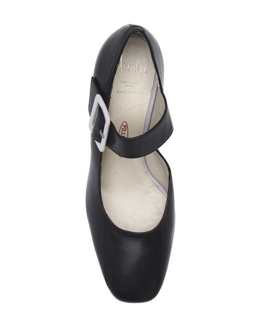 Amalfi by Rangoni Black Superbro Square Toe Pump