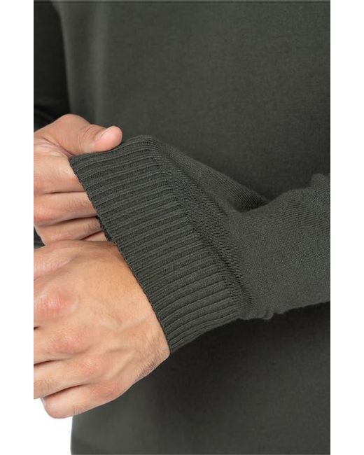 Xray Jeans Gray Core Knit Pullover Hoodie for men