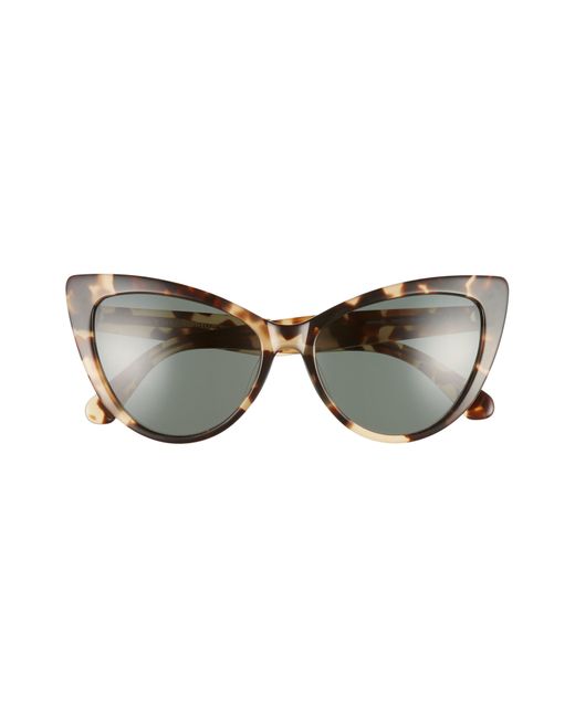 Kate Spade Gray Karina 56mm Cat Eye Sunglasses