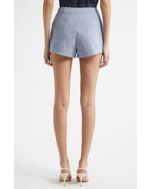 Ramy Brook Blue Samira Front Button Shorts