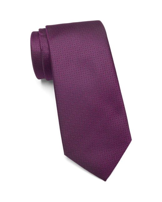 Tom Baine Purple Texture Tie for men