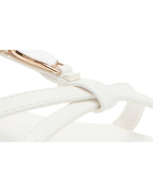 Top Moda White Verne Sandal