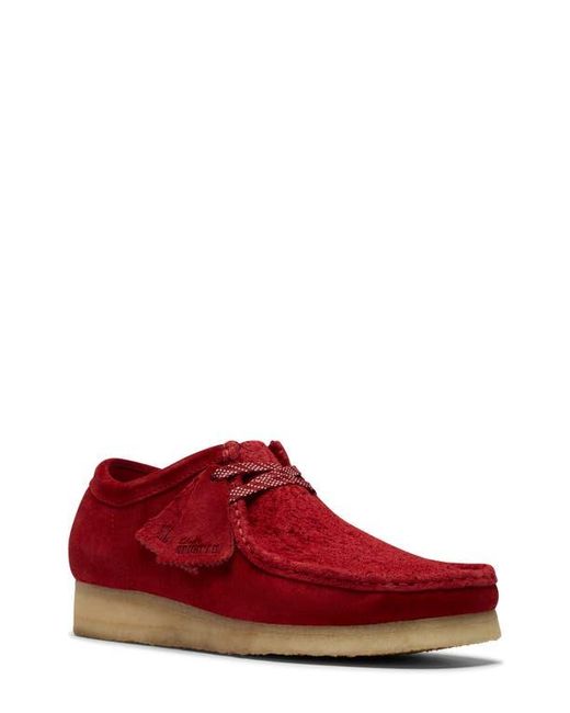 Clarks Red Wallabee Moc Toe Chukka for men