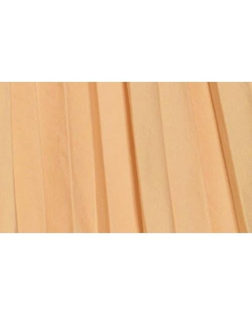 A.L.C. Natural Tatum Pleated Skirt