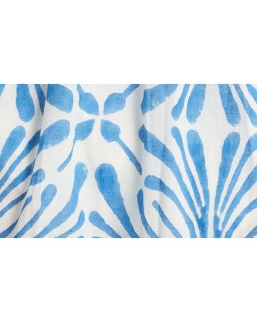 Alicia Bell Blue Hope Cotton Cover-Up Maxi Dress