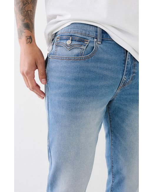 True Religion Ricky Flap Straight Jeans in Blue for Men | Lyst