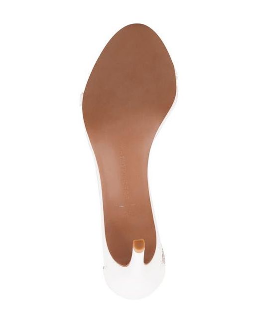 BCBGMAXAZRIA White Trinnia T-Strap Sandal