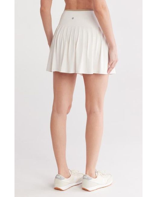 X By Gottex White Colorblock Skort