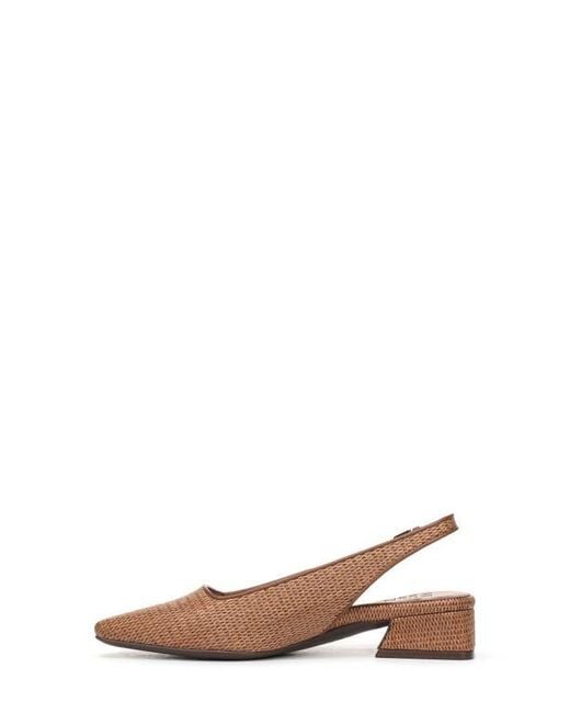 Naturalizer Brown Ginger Slingback Pump