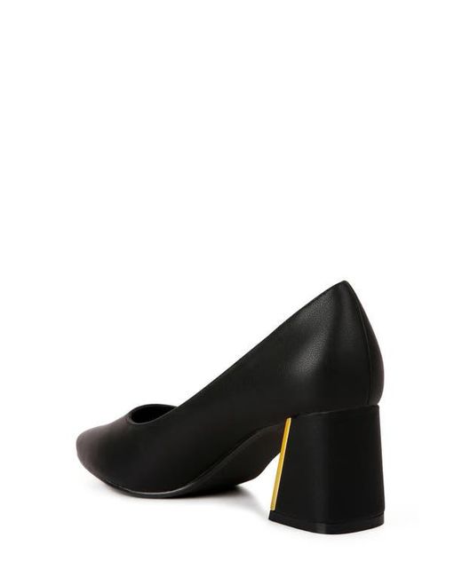 LONDON RAG Black Casey Pump
