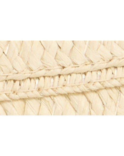 Vince Camuto Natural Straw Visor Hat