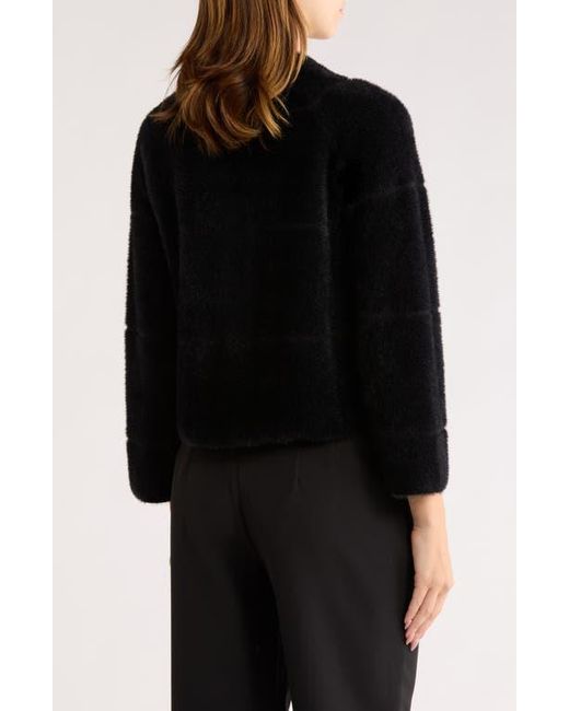 Love By Design Black Misty Eyelash Cardigan