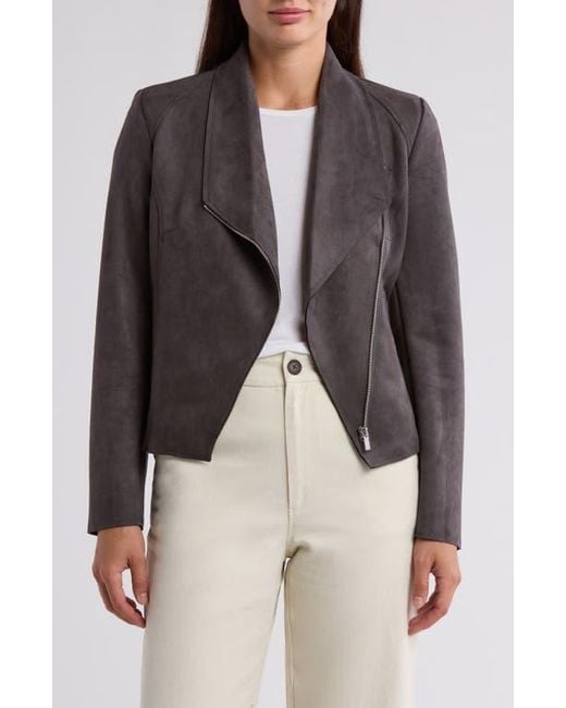 Draped moto jacket best sale