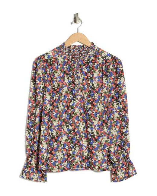 Gemma Jane Multicolor Georgette Button Front Top