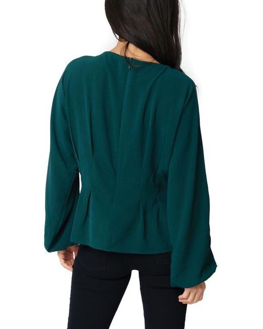 Gibsonlook Green Pleated Top