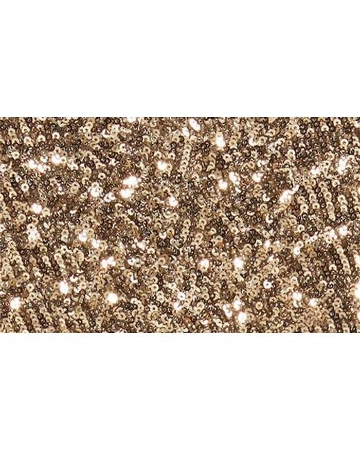 Open Edit Multicolor Sequin Miniskirt