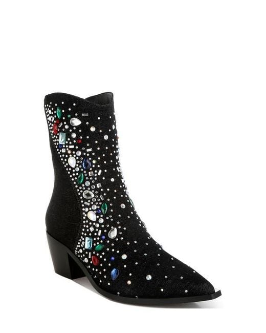 LONDON RAG Black Starlit Bootie