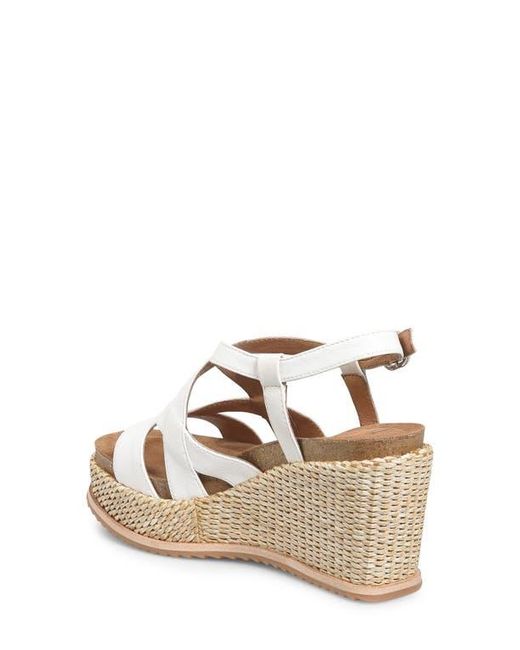 Söfft Natural Devyn Slingback Espadrille Platform Wedge Sandal