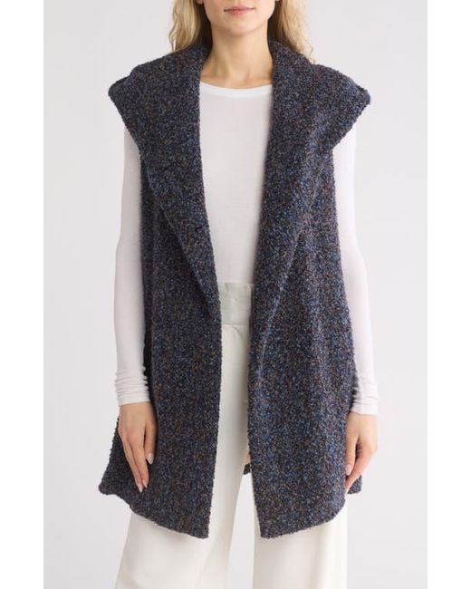 Fleurette Blue Bouclé Vest