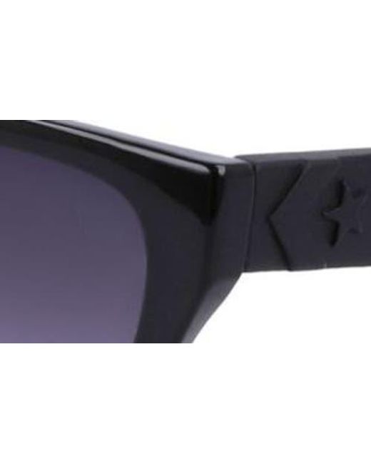 Converse Blue Recraft 54Mm Gradient Cat Eye Sunglasses