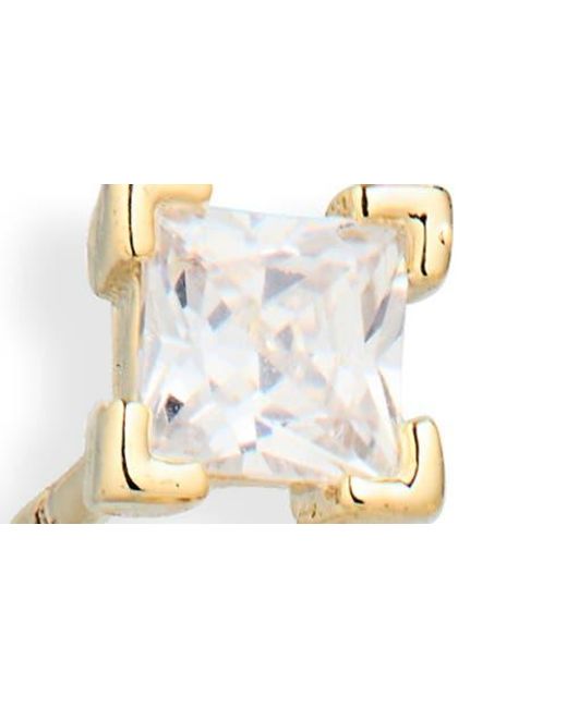 Leith Pink Set Of 5 Cubic Zirconia Stud & Huggie Hoop Earrings