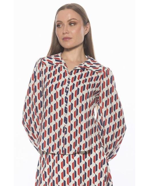 Alexia Admor Rah Covered Button-Down Top