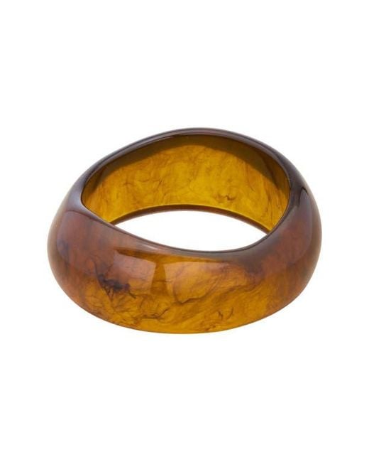 st. Moran Metallic Lucite Bangle