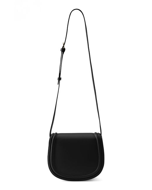 Helen Kaminski Auguste Saddle Crossbody Bag in Black | Lyst