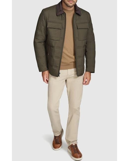 Andrew Marc Green Hudson Quilted Jacket for men