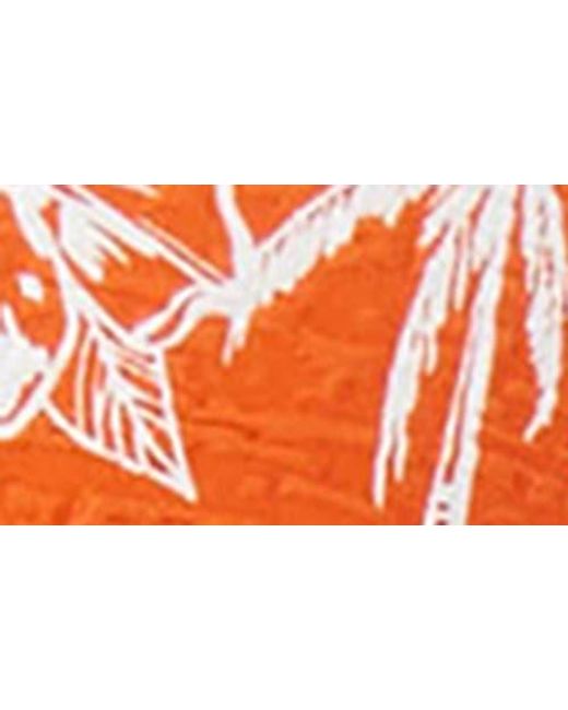 Roxy Orange Vacay Vibes Double Strap Triangle Bikini Top