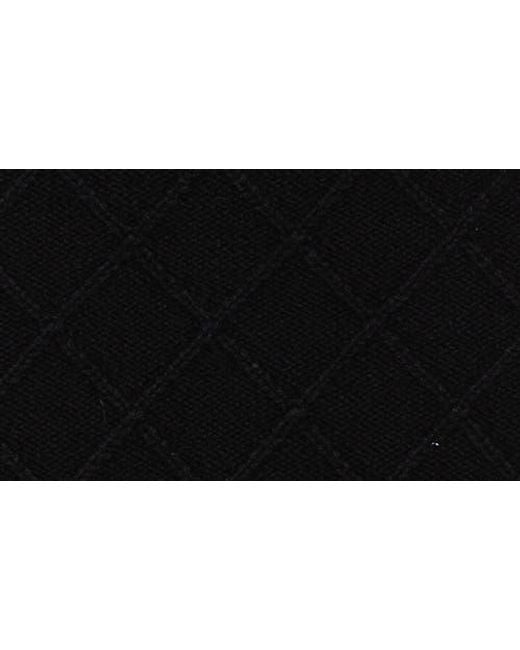 Alexia Admor Black Pattern Knit Miniskirt