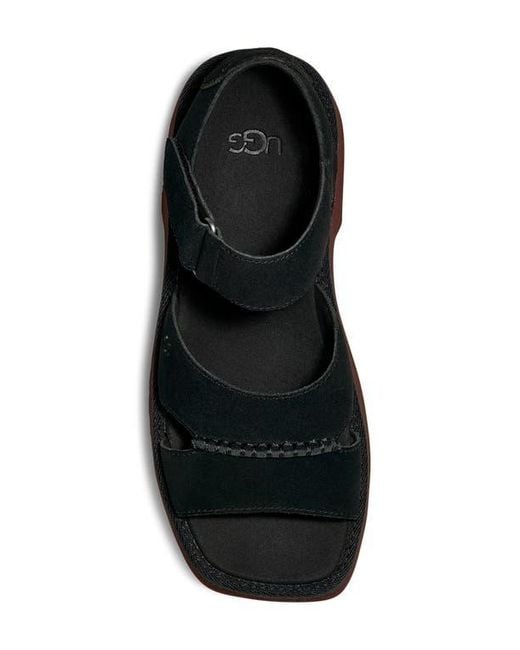 Ugg Black New Heights Platform Sandal
