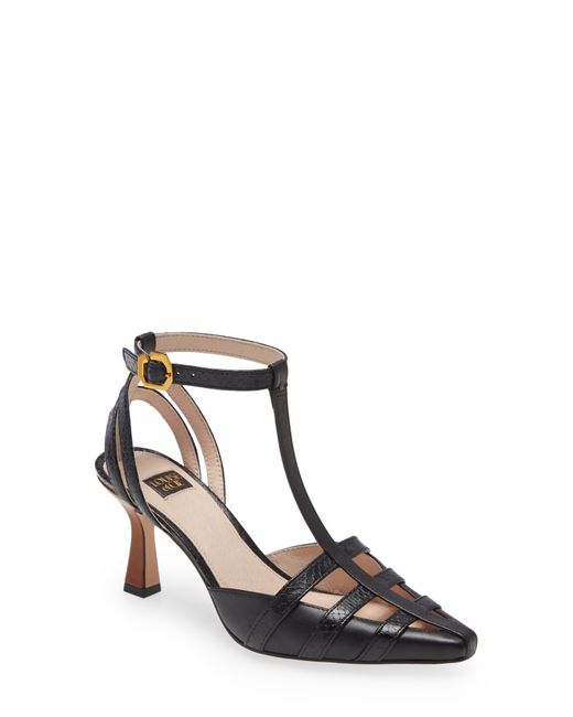 Louise Et Cie Lakma Ankle Strap Pointed Toe Pump In Black At Nordstrom Rack  | Lyst