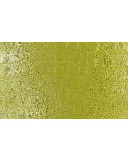 Naked Wardrobe Green The Crocodile Collection Croc Embossed Faux Leather Tube Top