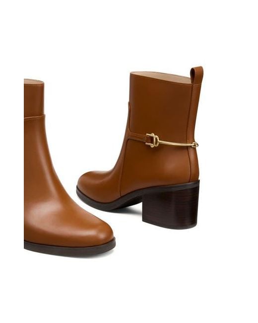 Stuart Weitzman Brown Cecily Leather Bootie