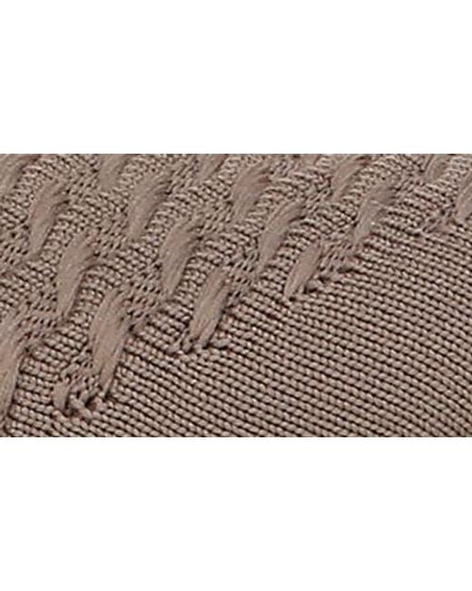 LifeStride Brown Khloe Knit Ballet Flat