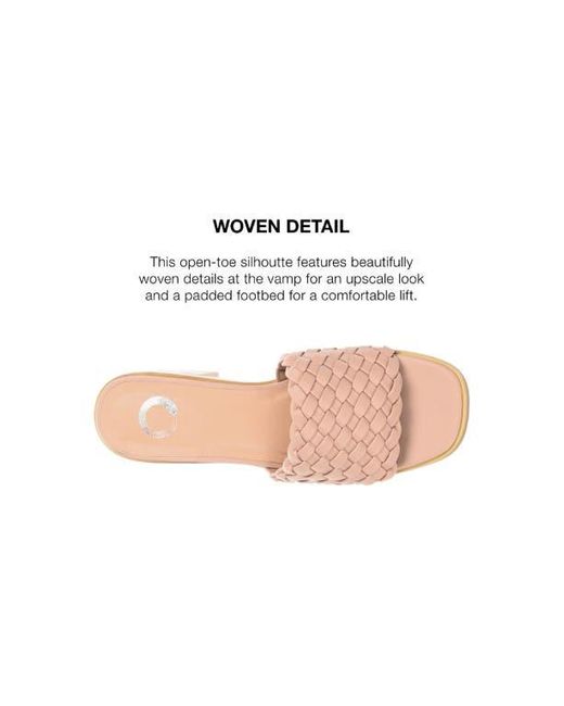 Journee Collection Pink Fylicia Mule