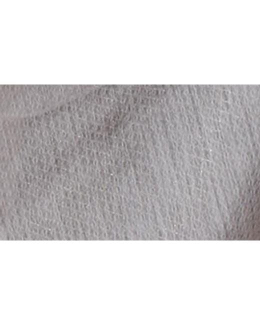 Saachi Brown Shimmer Border Scarf