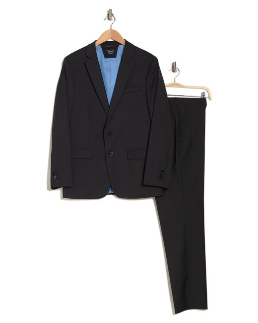 Original Penguin Black Two Button Wool Blend Two-piece Suit Set for men