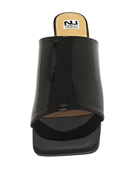 Ninety Union Black Florence Square Toe Mule