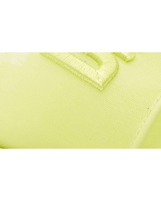 DKNY Yellow Odina Platform Slide Sandal