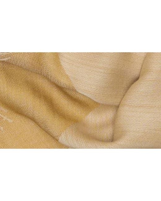 Rag & Bone Natural Geo Dagger Wool Blend Square Scarf