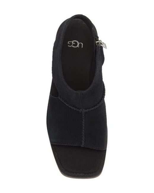 Ugg Black New Heights Platform Sandal